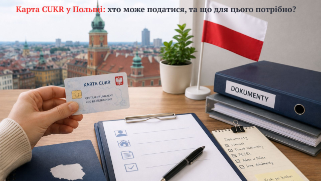 Карта CUKR у Польщі: хто може податися, та що для цього потрібно?